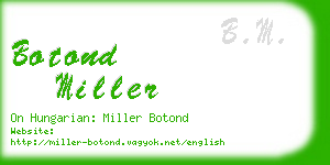 botond miller business card